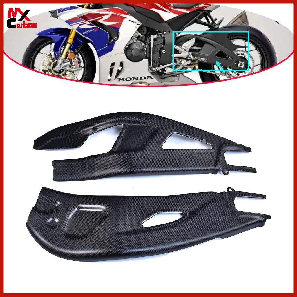 

Motorcycle Swing Arm Fairing Carbon Fiber Swingarm Covers Protectors Kit For Honda CBR1000RR-R 2021 2022 2023