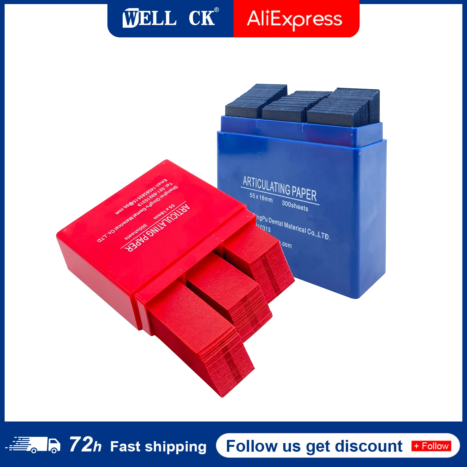 300 листов стоматологической артикуляционной бумаги стоматологические