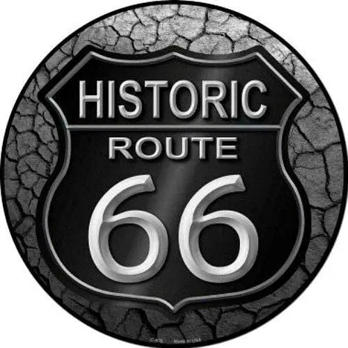 

Route 66, историческая дорога, круглая металлическая жестяная вывеска, подходит для дома и кухни, искусственная стена, Декор, ретро, винтаж