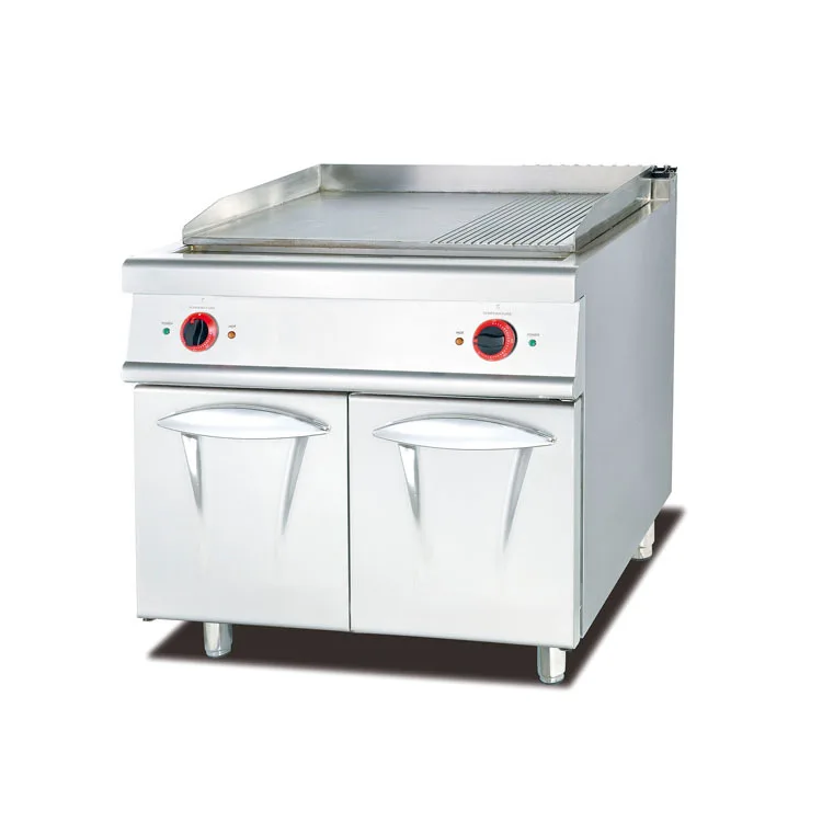 

Restaurant stainless steel gas griddle/ commercial table top 1/3 grooved,2/3 flat griddle grill