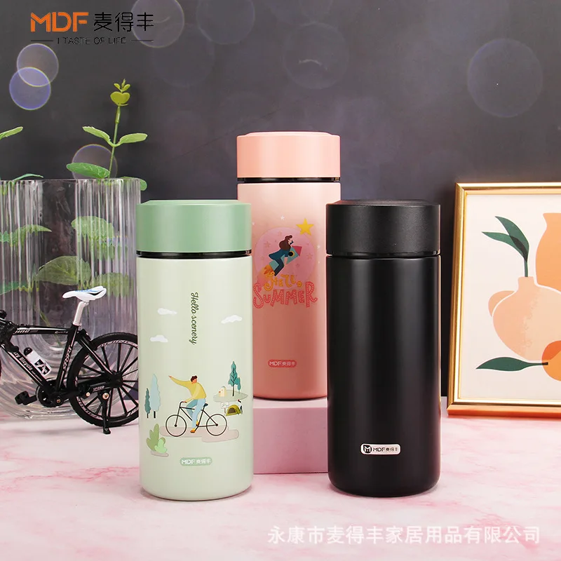 

Мини-бутылки для воды из нержавеющей стали 304 чашка 360 мл Термос бутылка посуда для напитков милая маленькая бутылка для питья сохраняет тепло и холод