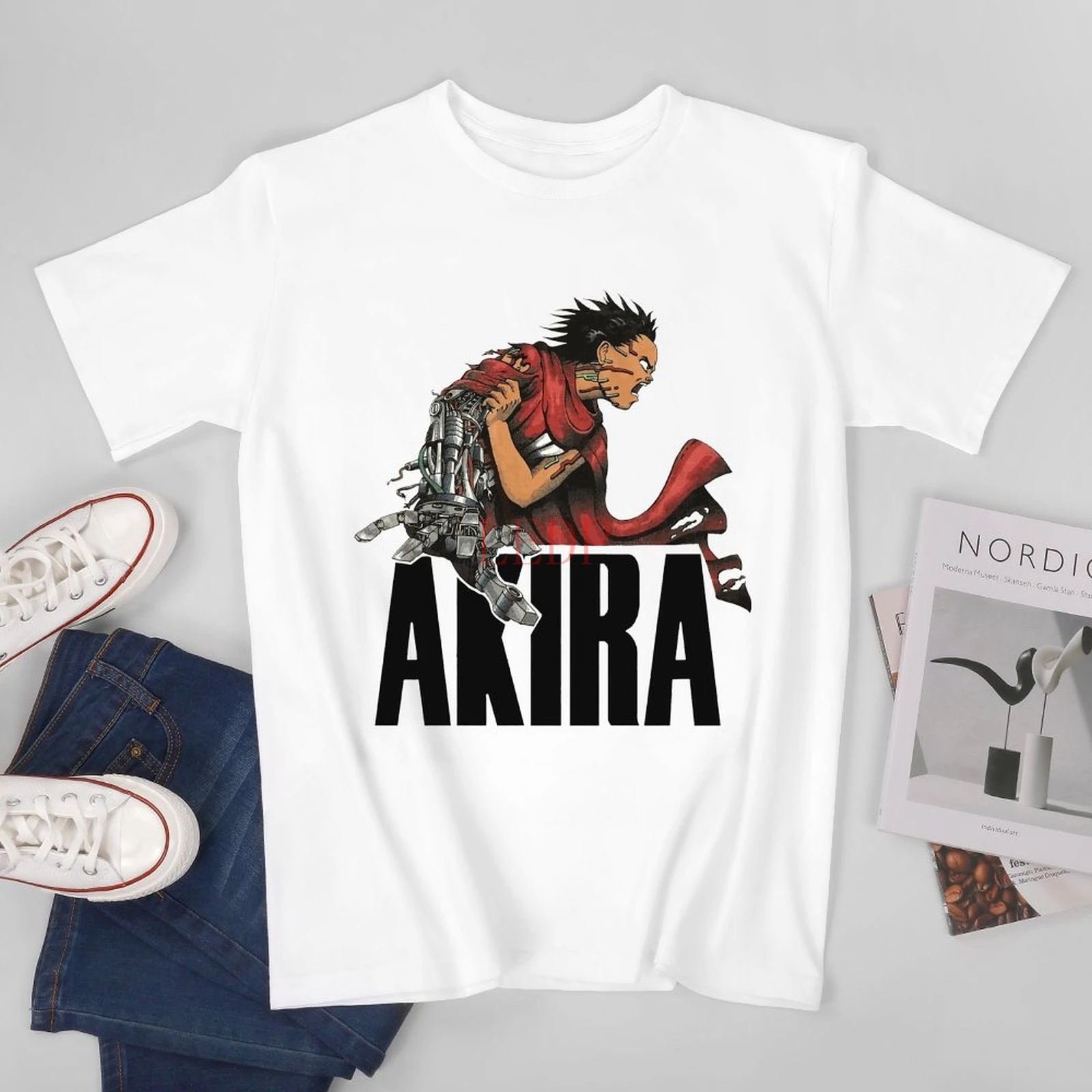 Newest Letter Print Vtg 1988 Akira Shirt Fashion Victim Ghost In The Shell Evangelion Usa Size T-Shirt Casual Man Tees