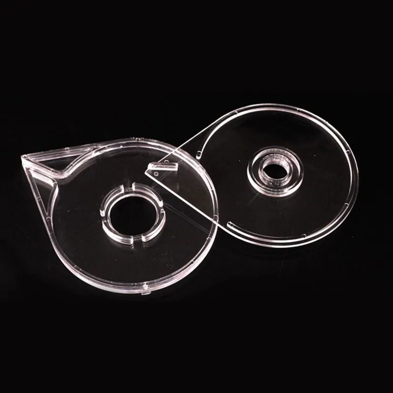 

2pcs Professional Nail Art Gold And Silver Wire Empty Box Holder For Manicure Tools Nail Accessories Transparent Box