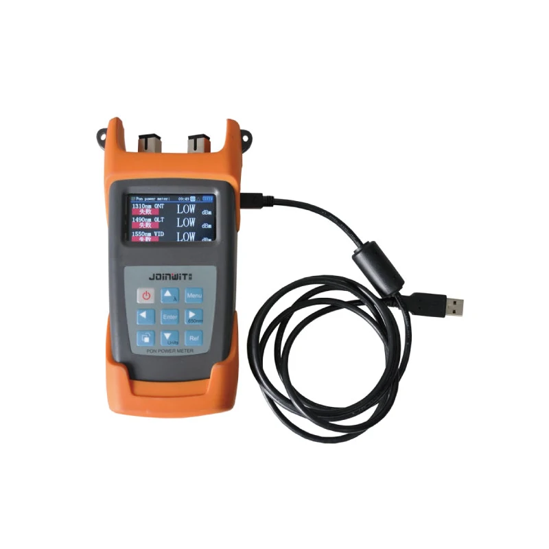 JW3213N PON Optical Power Meter FTTx PON Fiber Optical Power Meter color screen