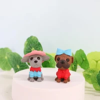 8pcs tiny dog figures high simulation birthday gift detailed texture puppy model toy for children