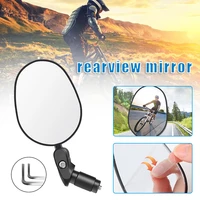 1pcs universal bicycle rearview mirror reflective adjustable rotate wide angle for mtb road bike accessories bike mirror