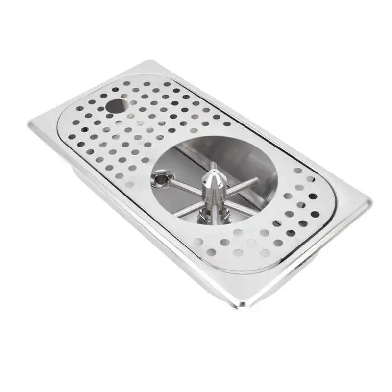 

Glass Rinser Auto Rotation Glass Washer Stainless Steel for Kitchen