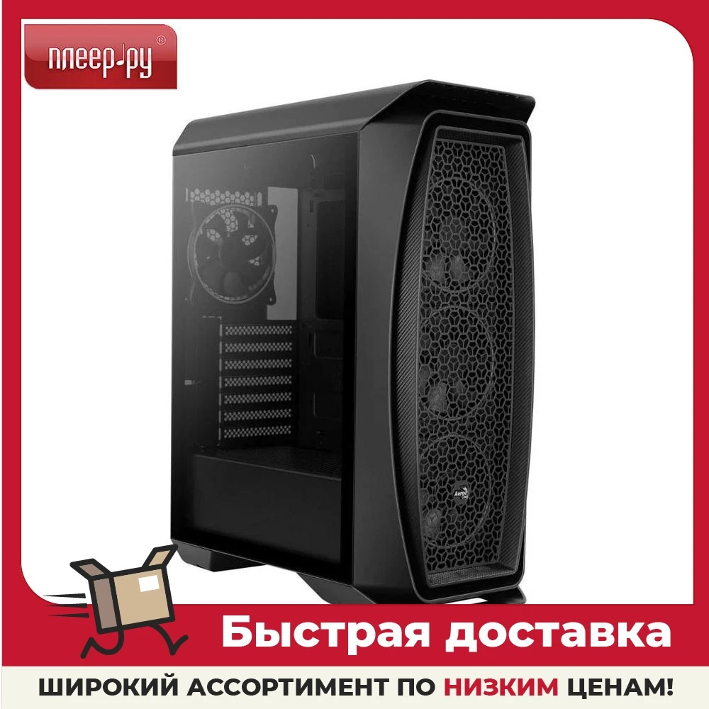 Корпус AeroCool Aero One-G-BK-v1 Без БП 4710562752304 Midi - Tower | Компьютеры и офис