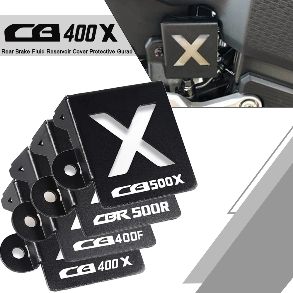 

Motorcycle CNC aluminium Rear Brake Fluid Reservoir Cover Protective Gurad FOR Honda CB500F 2019 2020 2021 CB 500F CB 500 F