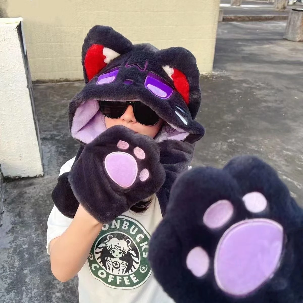 Аниме Genshin Impact Xiao Scaramouche Balladeer Zhongli Косплей Зимние шапки с героями мультфильмов