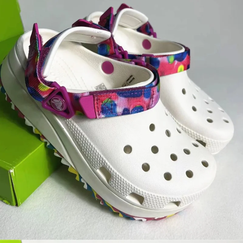 Классические сабо Crocs унисекс для взрослых тапочки увеличения роста обувь на