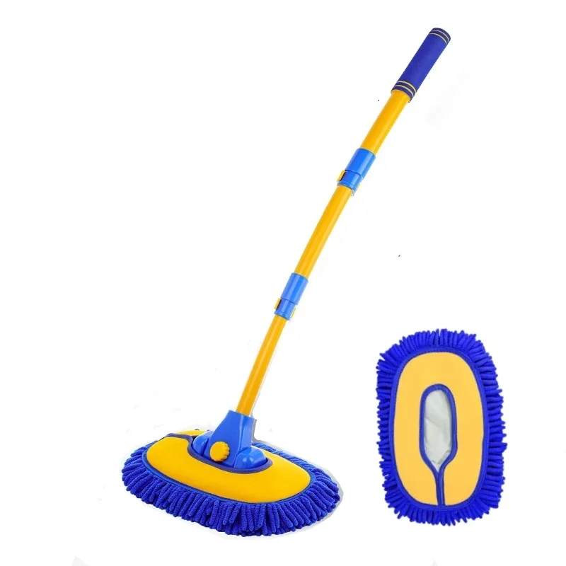 

Телескопическая Щетка Для Мойки Автомобиля С Длинной Ручкой, Синельная Чистящая Метла