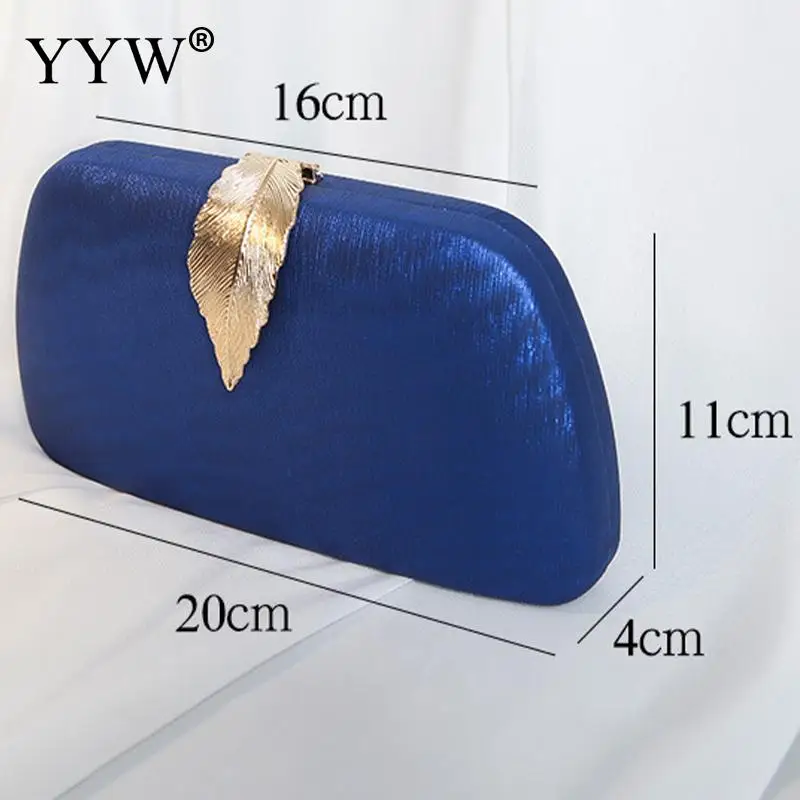 Elegant Evening Handbag for Women Matte Hard PU Leather Clutch Bag Ladies Metal Chain Crossbody Shoulder Messenger Purse Wallet