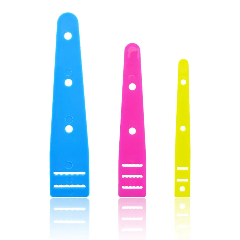 

3 шт., пластиковые цветные ремни для вязания