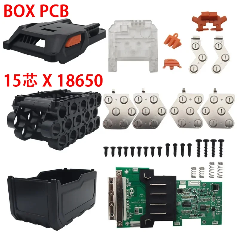 

Пластиковый корпус для литий-ионного аккумулятора DAWUPINE для AEG RIDGID 18В 9Ач