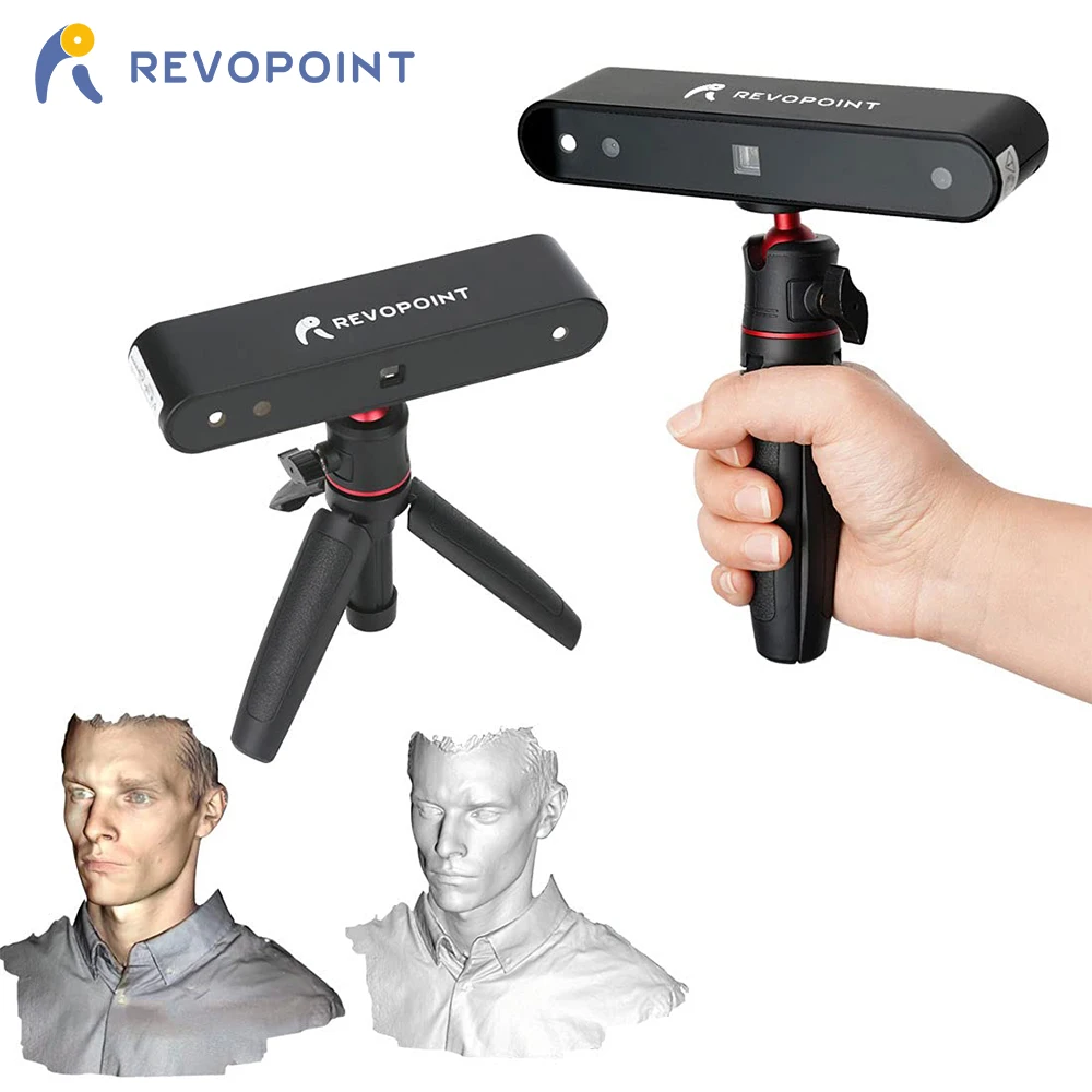 

Revopoint POP 3D Scanner 0.3mm Accuracy 8 Fps Scan Speed Desktop Handheld Fixed / Auto Scan Mode Scanning Modes for 3D Printing