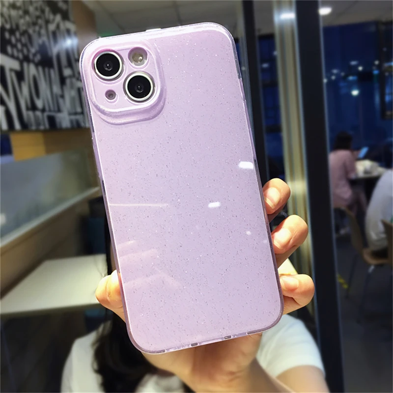 Модный Блестящий чехол карамельного цвета для телефона iPhone 13 12 11 Pro Max X XR XS Защита