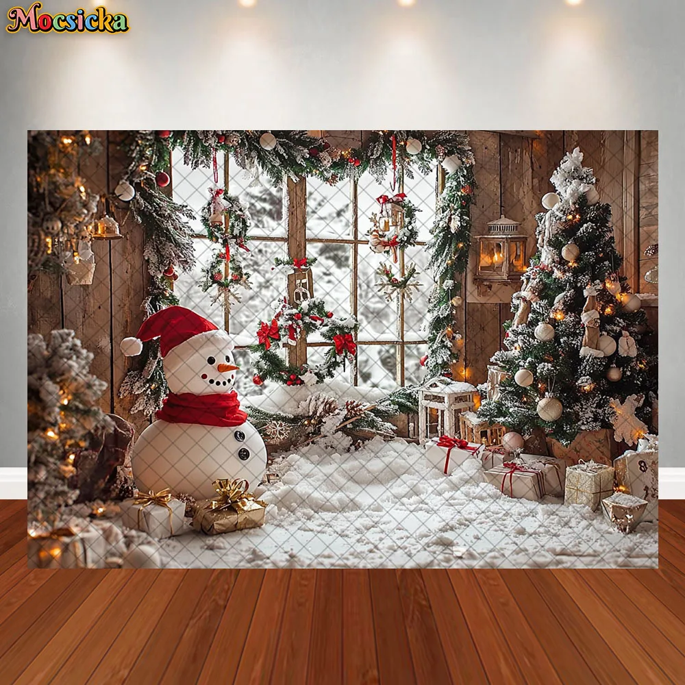 Фон для фотосъемки с изображением рождественской елки