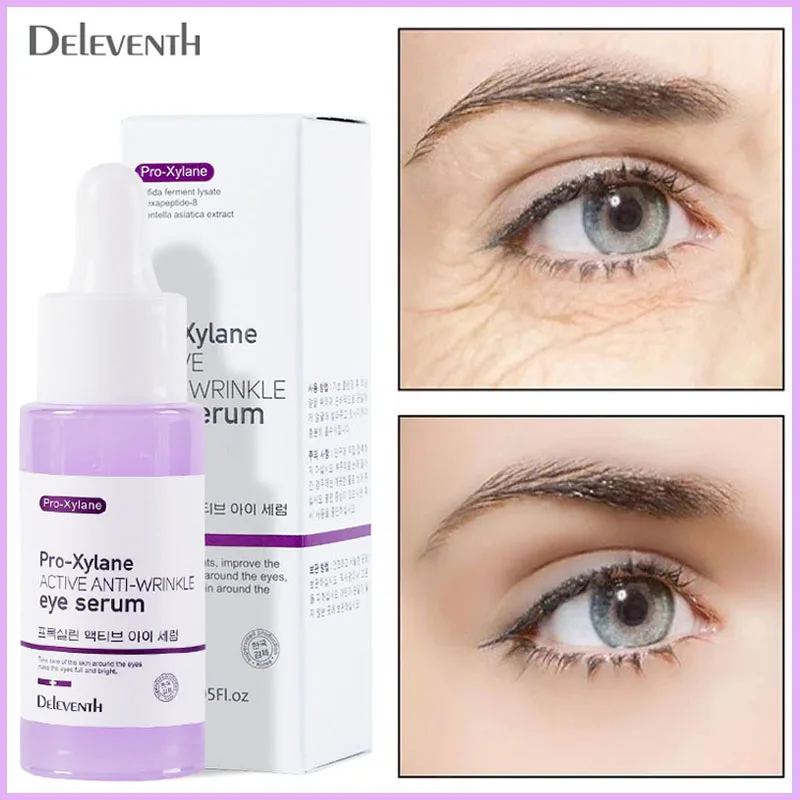 

DEleventh Pro-Xylane Anti-Wrinkle Eye Serum Moisture Remove Eye Bags Fade Fine Lines Dark Circles Brighten Anti Aging Eye Care