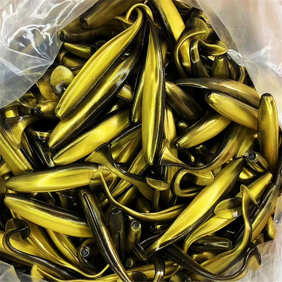 

Swolfy 10pcs shiner 90mm/4.2g Fishing Lures soft Artificial Bait easy for hooking up big pike