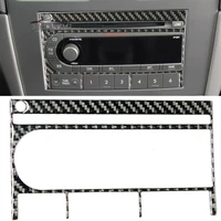 carbon fiber cd console interior sticker trim for subaru forester 2005 2006