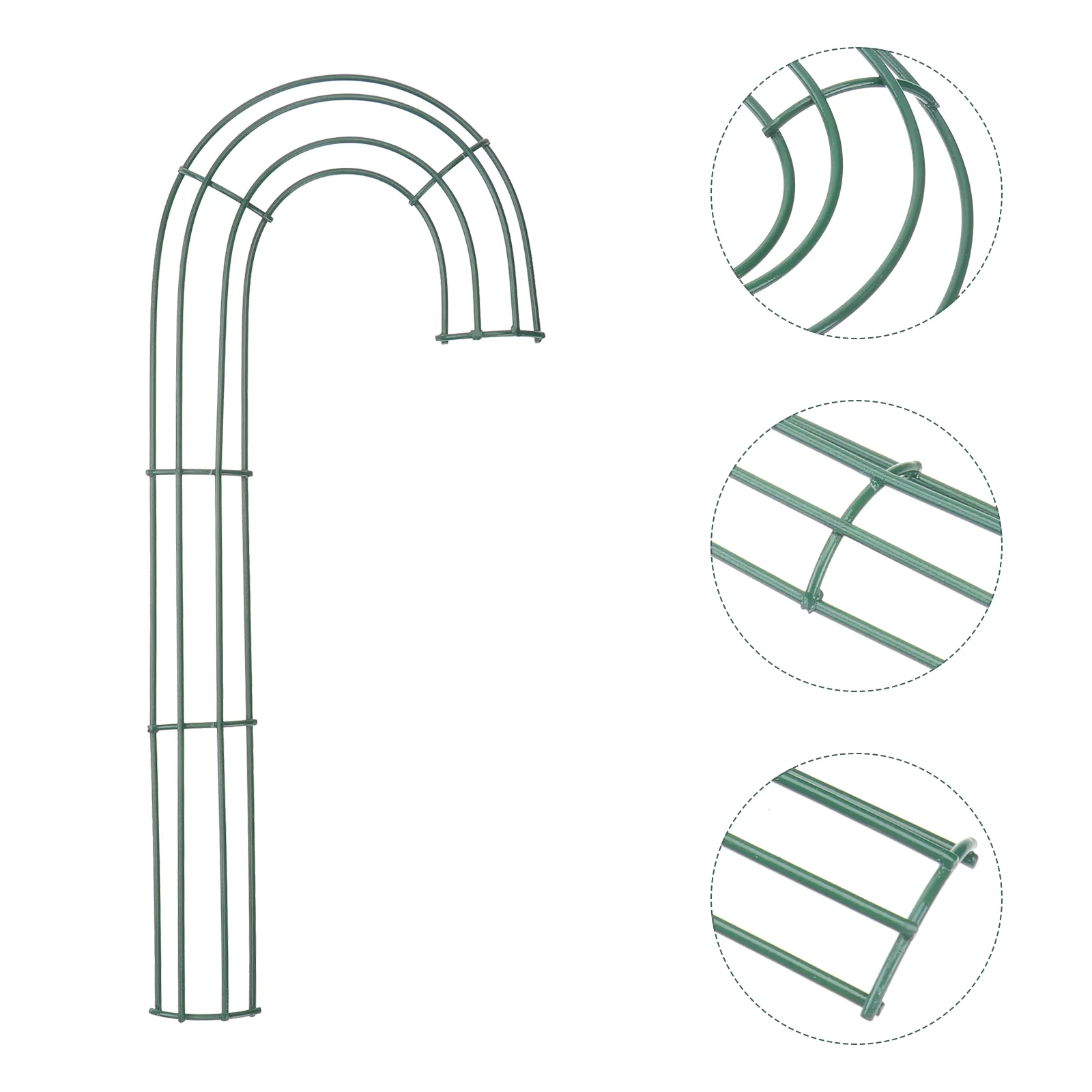 

Wreath Frame Wire Cane Candy Christmas Metal Rings Flower Floral Hoop Form Shaped Makingholiday J Macrame Ring Diy Forms Crafts