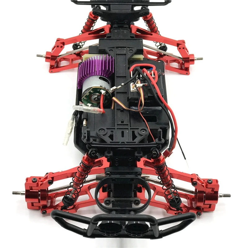 Металлический передний нижний поворотный рычаг подвески для Wltoys 104009 12402-A 12401 12403