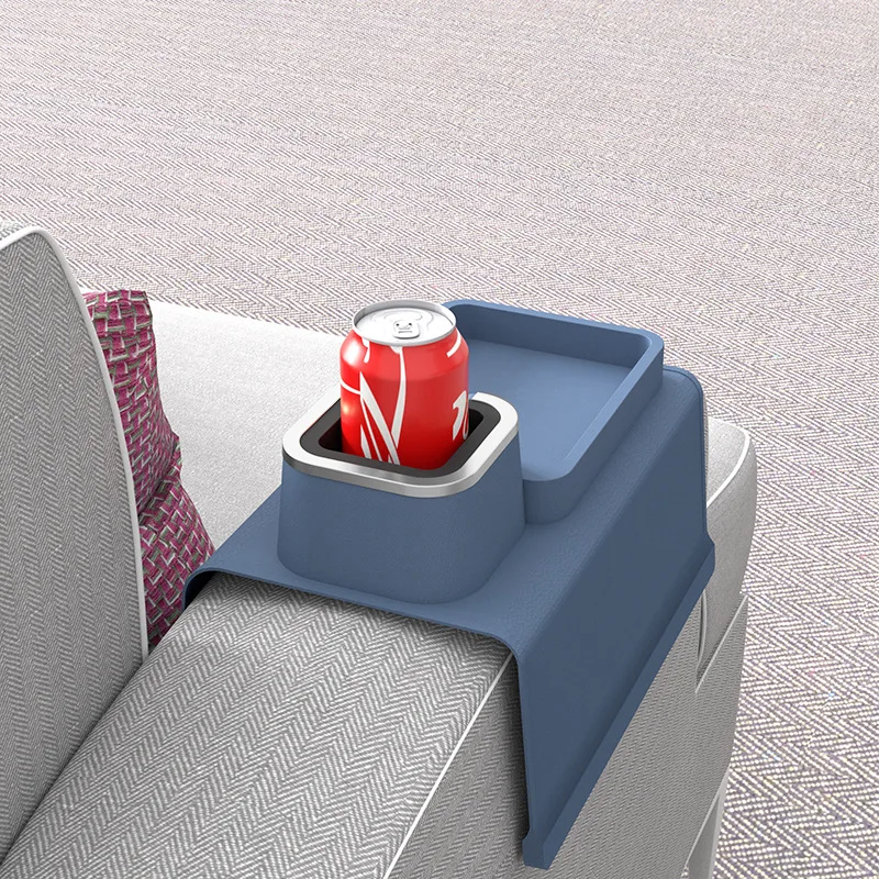 

Silicone Coaster With Sofa Armrest Coaster For Home Office Beverage Storage Tray