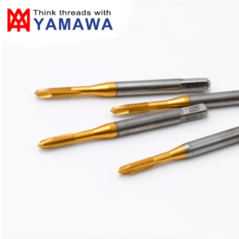 

YAMAWA HSSE Metric With Tin Spiral Pointed Tap M8 M9 M10 M11 M12 M13 M14 M15 M16 M18 M20 M22 Machine Screw Fine Thread Taps