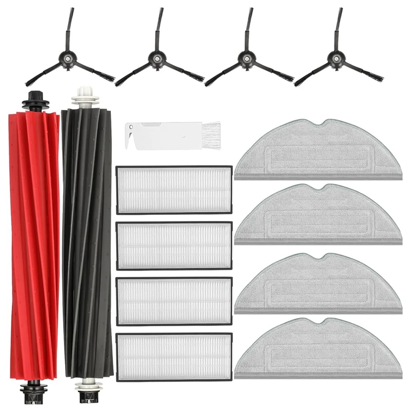 

Main Side Brushes Hepa Filters Mop Cloth Washable Accessory Set For Roborock S8 / S8+ Robot Vacuum Cleaner Accessories