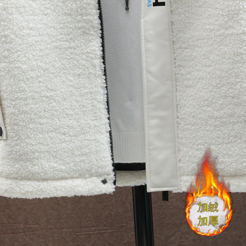 New Men's Winter Fleece Jacket Parka Spring Casual Military Jacket Thickened Warm Aviator Military Jacket