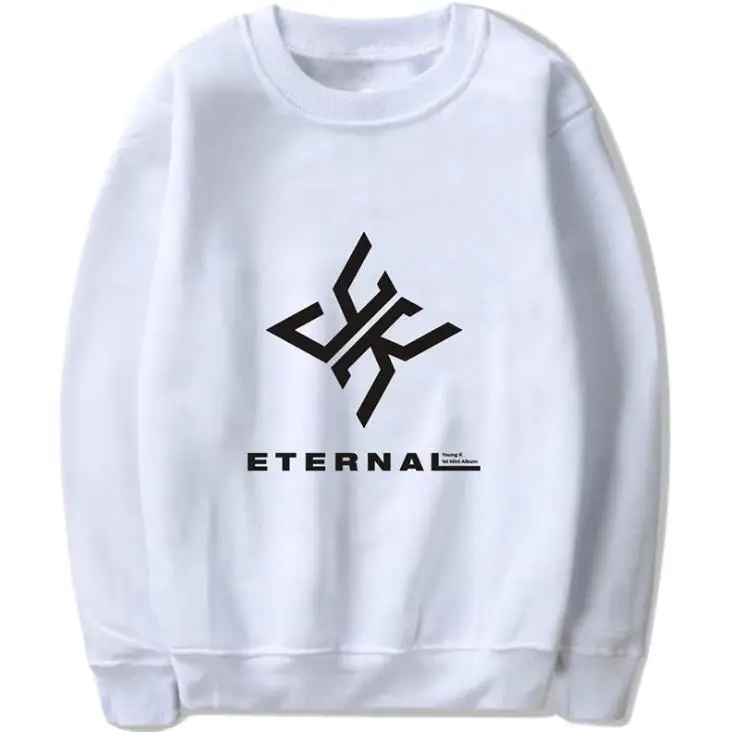 

Новое поступление, худи с надписью K-POP day6 YOUNG K, альбом вечный, одинаковый принт, пуловер унисекс с круглым вырезом, флисовая толстовка, 5 цвето...