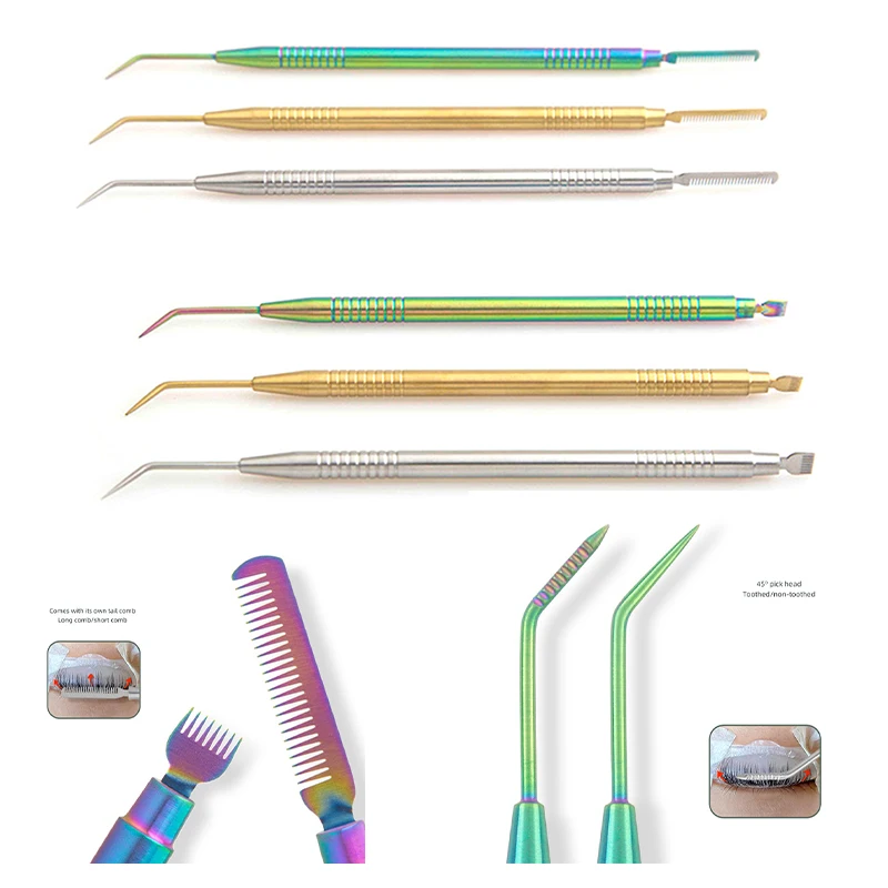 

Eyelash Perm Lifting Tools Stainless Steel Clean Up Rods Beauty Makeup Lamination Eyelashes Separating Tool Eyelash Extension