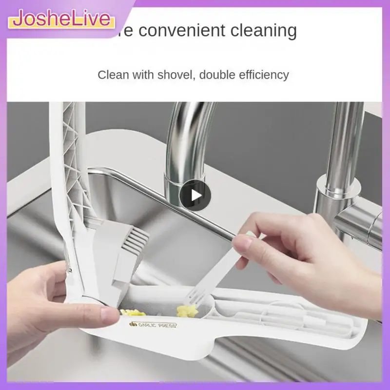 

Environmentally Friendly Material Garlic Press Garlic Artifact Security Design 2 Colours Household Garlic Press Easy To Clean