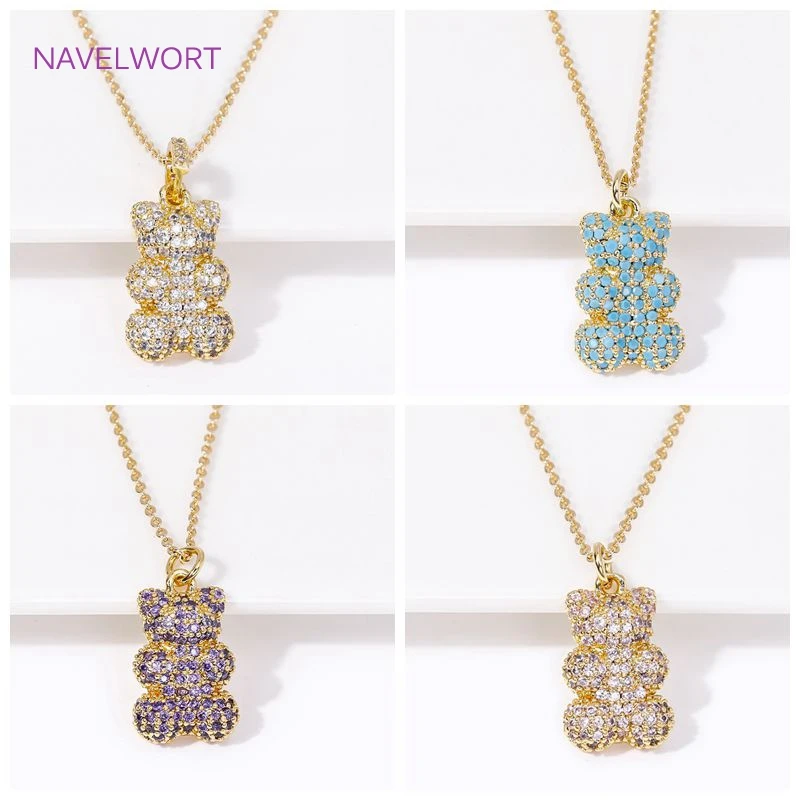 Роскошные ожерелья с подвеской покрытием из 18-каратного золота ожерелье цветным