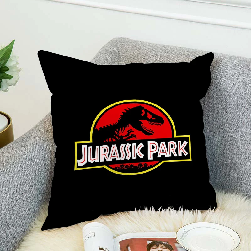 

Throw Pillow Covers For Bed Pillows Jurassic Park Car Sofa Short Plush Cushion Cover Pillowcase 45x45 Cushions Decorative 45*45