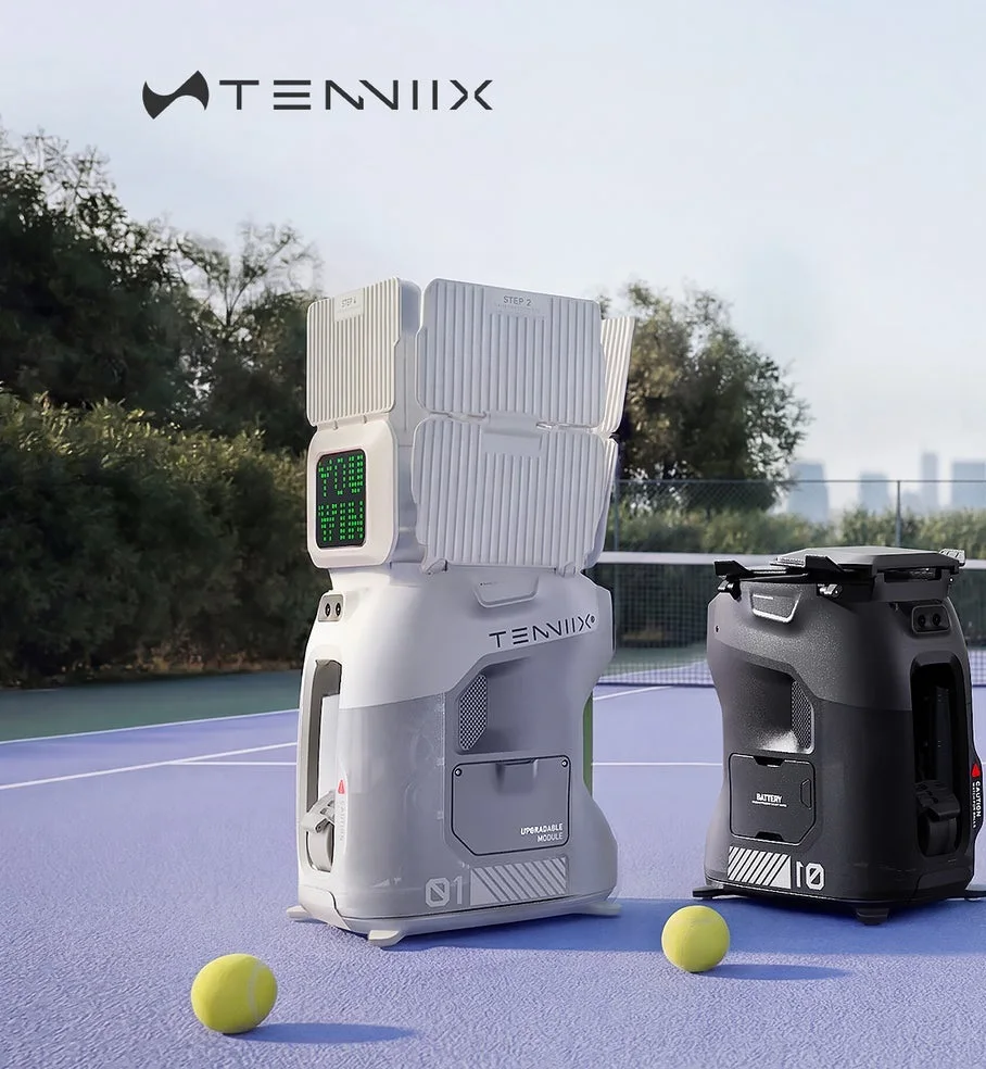 Фото Теннисный тренажер Tenniix: Робот-тренер с голосовым управлением для отработки ударов и подачи мячей №2