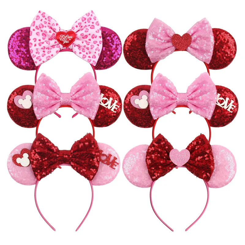 

Женская повязка на голову с ушками Микки-Мауса