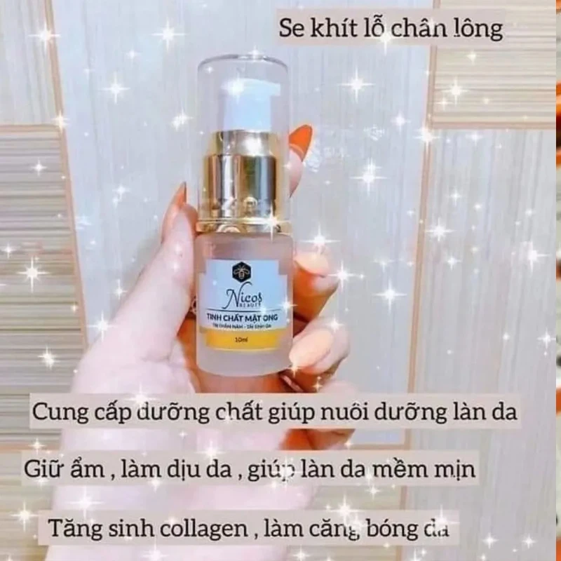 TINH CH Aces MeleaT ONG THANH NHI NICOS CHÍNH HÃNG 10 мл Улучшение черных пятен тусклость и отбеливание