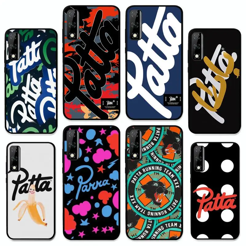 

Fashion P-patta Phone Case for Huawei Y 6 9 7 5 8s prime 2019 2018 enjoy 7 plus cover