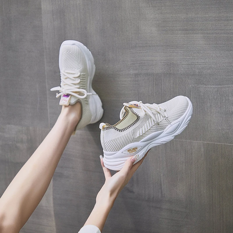 Женские теннисные туфли 2022 дешевая дышащая сетчатая Нескользящая женская обувь