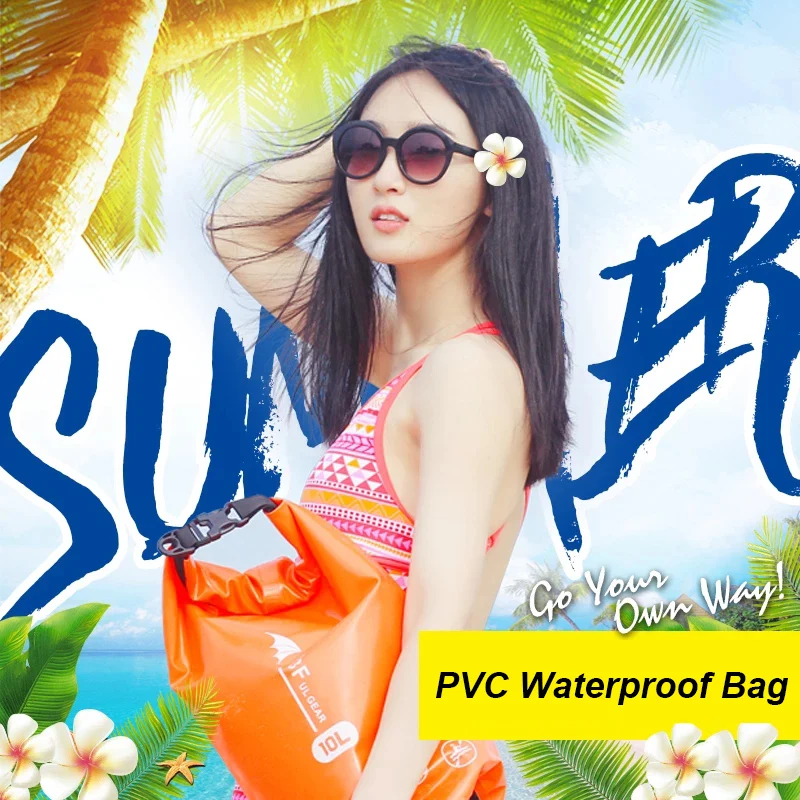 3F UL GEAR 5L 10L 20L Waterproof Dry Bag Sack Storage Pack Pouch For Swimming Kayaking Canoeing River Trekking Boating Fishing