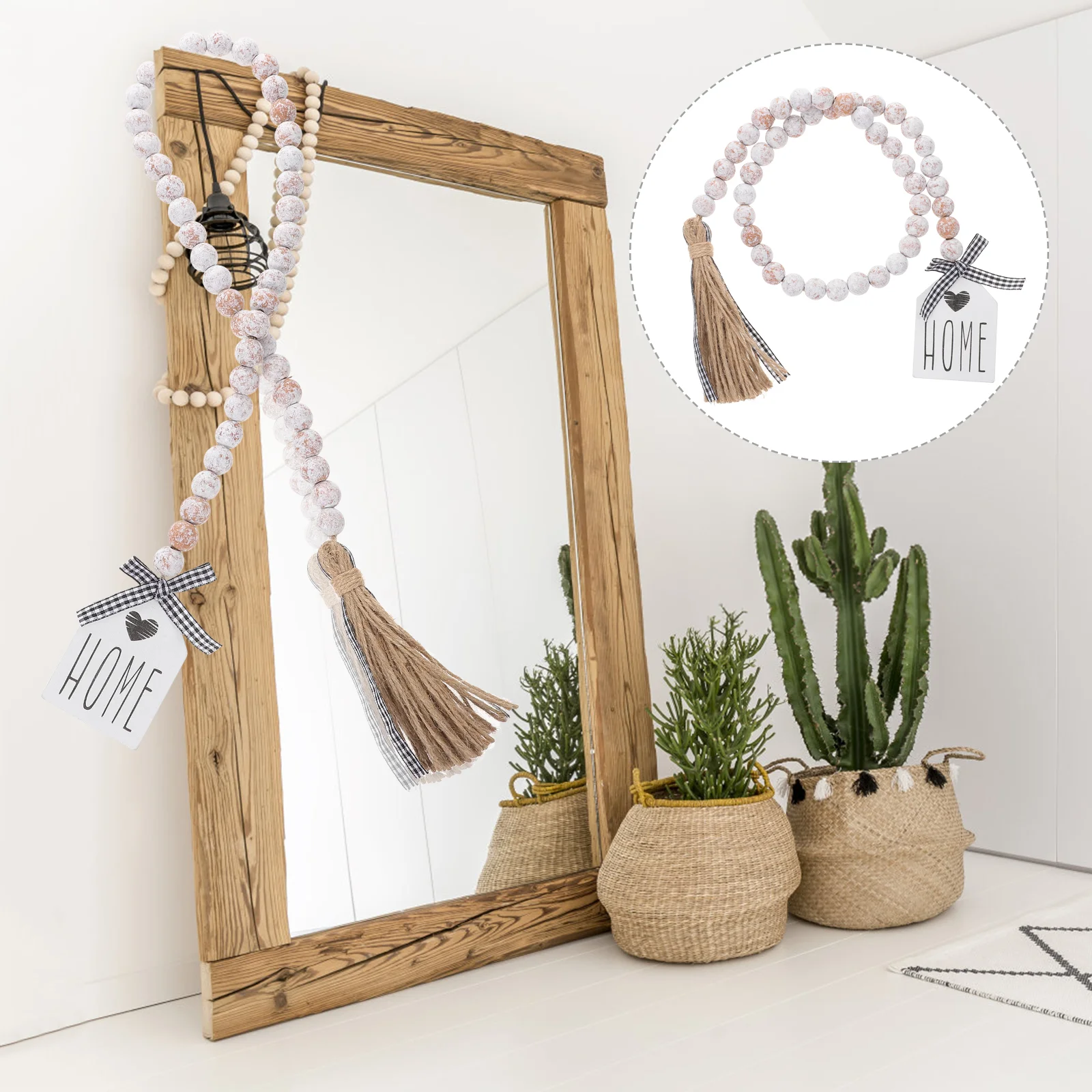 

Home Décor Party Supply Party DIY Beaded Pendant Bead Garland Wall Hanging Decor DIY Tassel Pendent