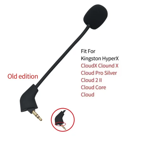 Микрофон 3, 5 мм для Kingston HyperX Cloud Alpha 2 II X Core Pro Silver Cloudx