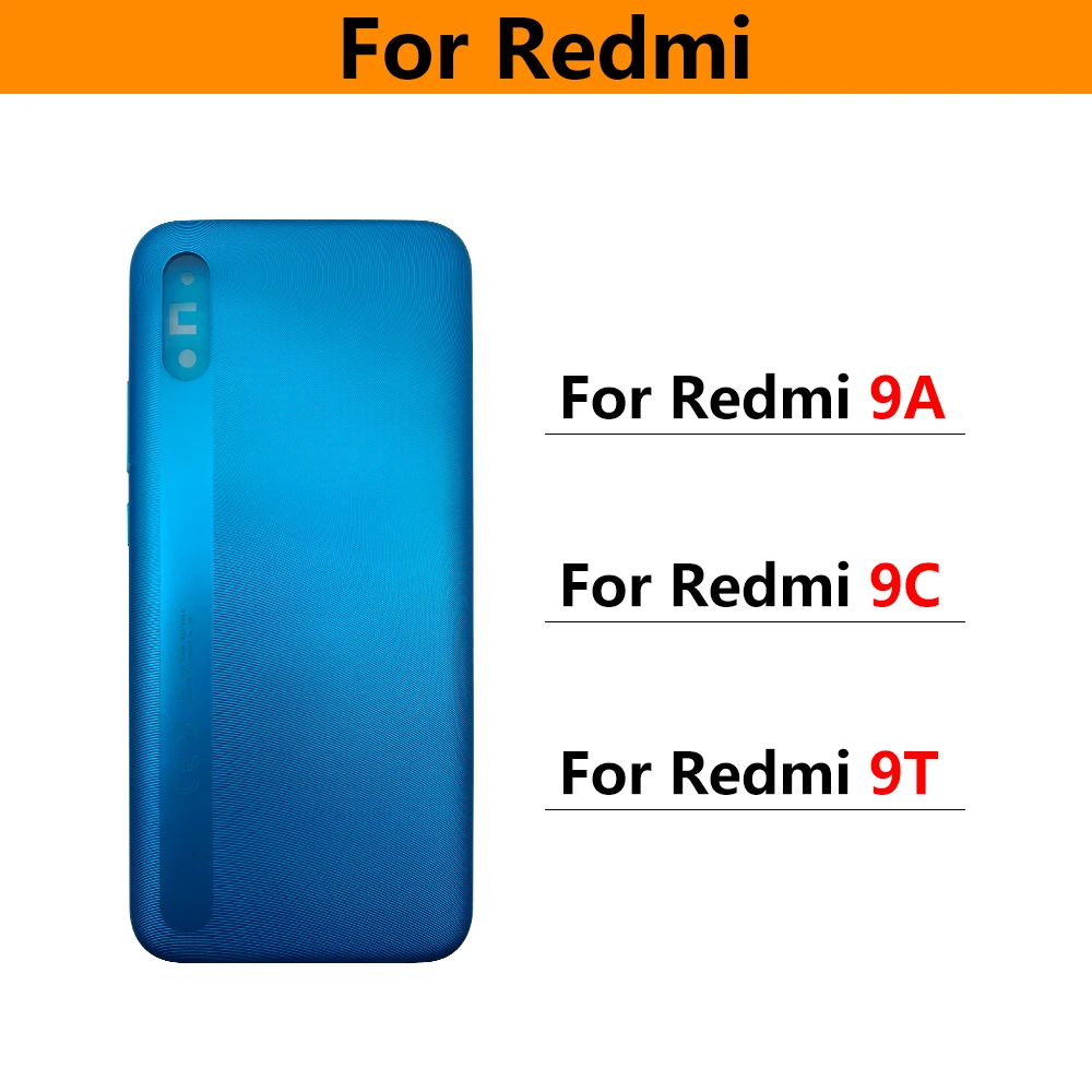 

Оригинальный чехол для задней крышки Аккумуляторный задний корпус сменная задняя крышка аккумулятора для Xiaomi Redmi 9A 9T для Xiaomi Redmi 9A 9T