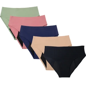 Womens 50ml Menstrual Period Panties Leak Proof Underwear Seamless Postpartum Briefs Absorbency Culotte Menstruelle Dropshipping