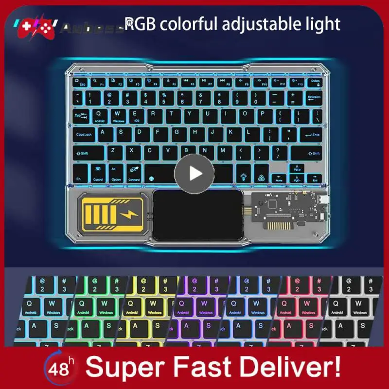 

Pink Computer Keyboard bluetooth-compatible bluetooth-compatible Keyboard Long Battery Life Adjustable Light Keyboard White