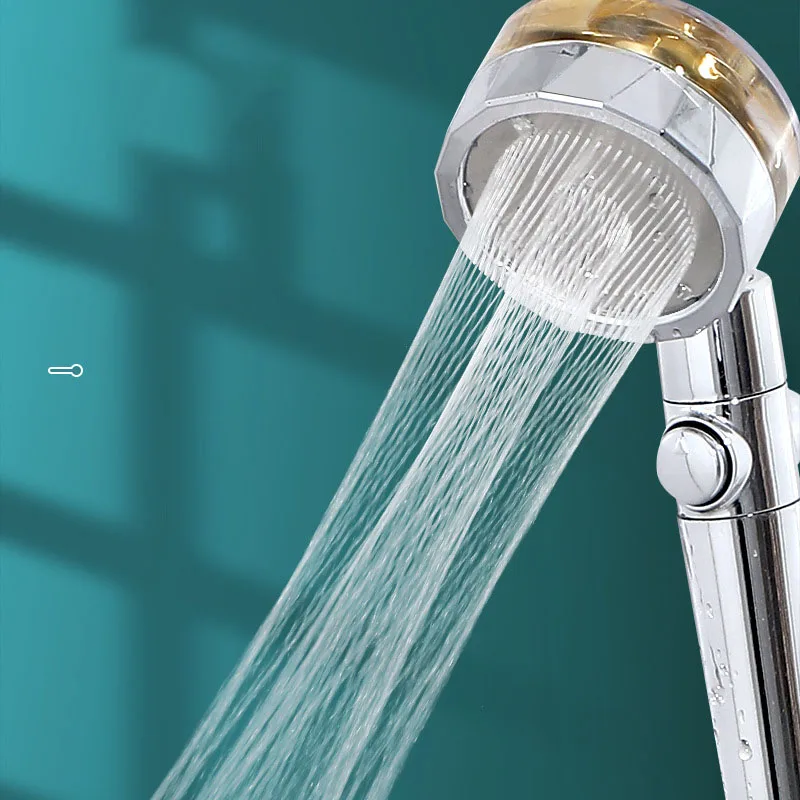 

High Pressure Shower Head 360 Rotated Handheld Showerhead with Turbocharged Bathroom Pressurized Massage Rainfall Shower Head