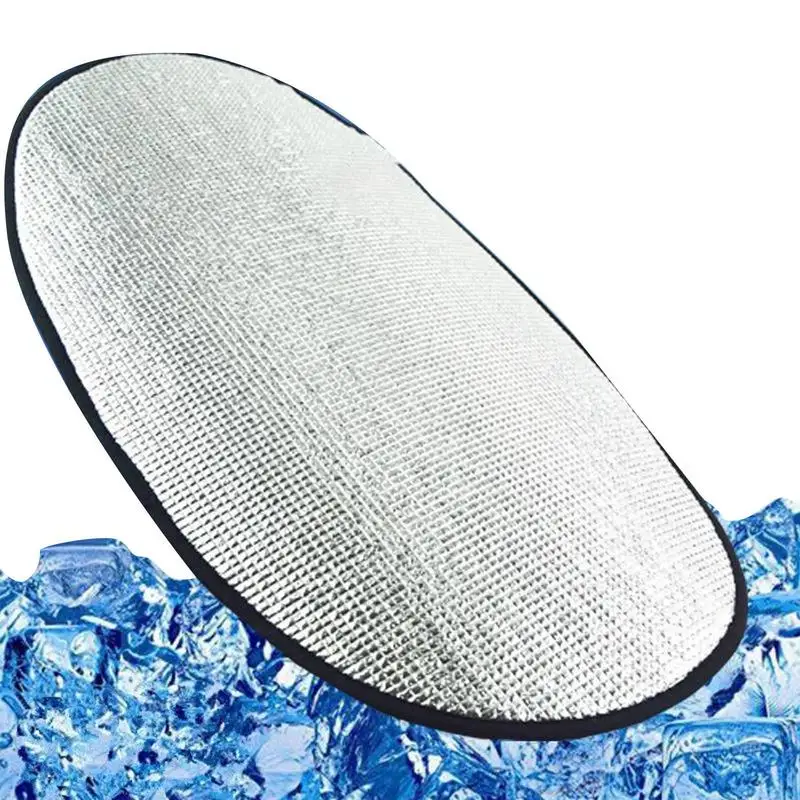 

Мотоциклетный солнцезащитный козырек из алюминиевой фольги, светоотражающий чехол для сиденья, защита от солнца, теплоизоляция, мотоциклетная Солнцезащитная подушка