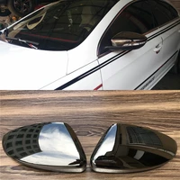 for volkswagen passat b7 cc areton jetta scirocco beetle tungsten steel black side mirror cover replacement